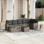 Set mit 8 Gartensofas und Kissen Kunstrattangrau | Foro24|Onlineshop| Casa, Jardín y Más Foro24.es