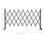 Trellis garden fence solid gray fir wood 150x80 cm by vidaXL, fence panels - Ref: Foro24-314827, Price: 33,95 €, Discount: %