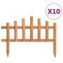 Garden edging 10 units fir wood 4.4 m by vidaXL, Garden edging and edging - Ref: Foro24-314846, Price: 37,26 €, Discount: %