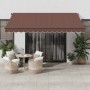 Toldo retráctil automático marrón 400x350 cm | Foro24|Onlineshop| Casa, Jardín y Más Foro24.es