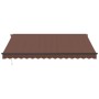 Toldo retráctil automático marrón 400x350 cm de , Toldos - Ref: Foro24-3215405, Precio: 444,45 €, Descuento: %