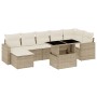 Set de sofás de jardín y cojines 8 piezas ratán sintético beige von , Gartensets - Ref: Foro24-3267428, Preis: 637,82 €, Raba...