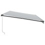 Toldo retráctil manual antracita y blanco 600x300cm von , Markisen - Ref: Foro24-3310243, Preis: 513,96 €, Rabatt: %