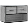 Mueble de TV madera y metal roble ahumado 60x31x39,5 cm | Foro24|Onlineshop| Casa, Jardín y Más Foro24.es