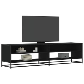 Comprar Mueble de TV madera de ingeniería negro