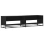 Mueble de TV madera de ingeniería negro 180,5x40x46 cm de , Muebles TV - Ref: Foro24-3300800, Precio: 122,02 €, Descuento: %