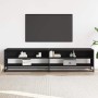 Mueble de TV madera de ingeniería negro 180,5x40x46 cm | Foro24|Onlineshop| Casa, Jardín y Más Foro24.es