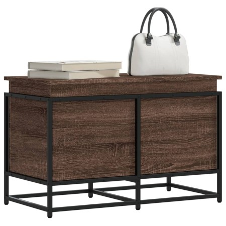 Caja de almacenaje con tapa madera marrón roble 80x40x51,5 cm | Foro24|Onlineshop| Casa, Jardín y Más Foro24.es