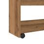 Carro de almacenaje estrecho 4 niveles madera roble artisian by , Kitchen and dining carts - Ref: Foro24-855267, Price: 57,83...