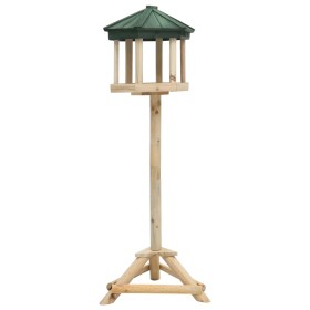 Bird feeder stand made of solid fir wood 33x110 cm by vidaXL, Bird feeders - Ref: Foro24-314817, Price: 43,73 €, Discount: %