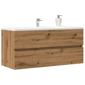 Armario lavabo madera ingeniería roble artisan 100x38,5x45 cm by , Bathroom furniture - Ref: Foro24-856253, Price: 74,12 €, D...