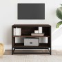 Mueble TV metal y madera ingeniería marrón roble 61x40x46 cm | Foro24|Onlineshop| Casa, Jardín y Más Foro24.es