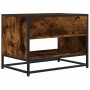 Mueble TV metal y madera ingeniería roble humo 61x40x46 cm von , TV-Möbel - Ref: Foro24-848881, Preis: 50,40 €, Rabatt: %