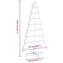 Árbol de Navidad de madera de adorno madera maciza pino 150 cm by , Christmas trees - Ref: Foro24-858192, Price: 62,34 €, Dis...