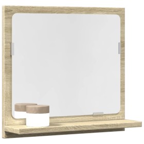 Espejo mueble baño madera ingeniería roble Sonoma 40x11x37 cm de , Tocadores de baño - Ref: Foro24-856181, Precio: 29,40 €, D...