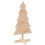 Árbol de Navidad de madera de adorno madera maciza pino 100 cm by , Christmas trees - Ref: Foro24-858186, Price: 38,21 €, Dis...