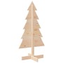 Árbol de Navidad de madera de adorno madera maciza pino 100 cm by , Christmas trees - Ref: Foro24-858186, Price: 38,21 €, Dis...