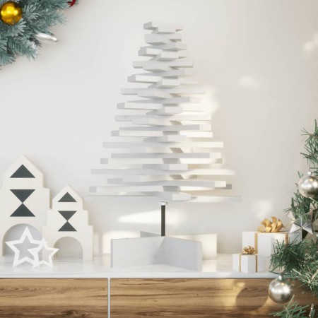 Árbol Navidad de adorno madera maciza pino blanco 80 cm | Foro24|Onlineshop| Casa, Jardín y Más Foro24.es