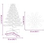 Árbol Navidad de adorno madera maciza pino blanco 80 cm | Foro24|Onlineshop| Casa, Jardín y Más Foro24.es