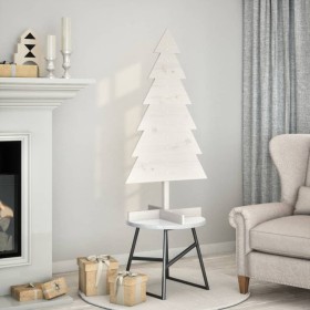 Árbol de Navidad de adorno madera maciza pino blanco 120 cm de , Arboles de navidad - Ref: Foro24-858190, Precio: 55,36 €, De...