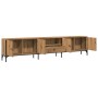 Mueble TV cajón madera ingeniería roble artesanal 200x25x44 cm by , TV Furniture - Ref: Foro24-857697, Price: 122,85 €, Disco...