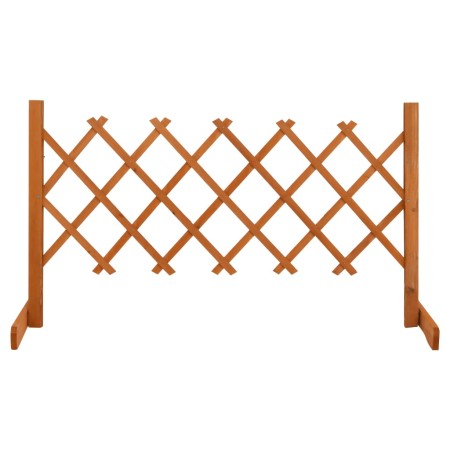 Gitter Gartenzaun massives Tannenholz orange 120x60 cm von vidaXL, Zaunpaneele - Ref: Foro24-314822, Preis: 20,49 €, Rabatt: %