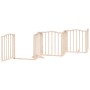 Puerta para perros plegable 6 paneles madera de álamo 300 cm by , Dog kennels and fences - Ref: Foro24-352205, Price: 64,87 €...