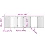 Puerta para perros plegable 6 paneles madera de álamo 300 cm von , Hundehütten und Zäune - Ref: Foro24-352207, Preis: 82,64 €...