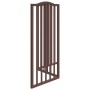 Puerta para perros plegable 3 paneles álamo marrón roble 150 cm by , Dog kennels and fences - Ref: Foro24-352230, Price: 46,8...