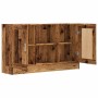 Aparador de madera ingeniería envejecida negro 120x30,5x70 cm von , Sideboards - Ref: Foro24-856162, Preis: 103,72 €, Rabatt: %