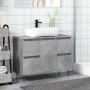 Mueble de baño madera de ingeniería gris hormigón 80x33x60 cm by , Bathroom furniture - Ref: Foro24-857234, Price: 103,82 €, ...