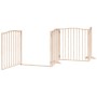 Puerta para perros plegable 4 paneles madera de álamo 320 cm by , Dog kennels and fences - Ref: Foro24-352211, Price: 79,24 €...