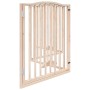 Puerta para perros plegable 4 paneles madera de álamo 320 cm by , Dog kennels and fences - Ref: Foro24-352211, Price: 79,24 €...