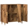 Aparador de madera de ingeniería envejecido 90x34x80 cm de , Aparadores - Ref: Foro24-856890, Precio: 106,99 €, Descuento: %