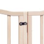 Puerta para perros plegable 9 paneles madera de álamo 450 cm de , Casetas y cercados para perros - Ref: Foro24-3155588, Preci...