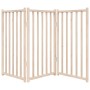 Puerta para perros plegable 3 paneles madera de abeto 150 cm by , Dog kennels and fences - Ref: Foro24-352270, Price: 42,19 €...