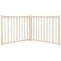 Puerta para perros plegable 2 paneles madera de abeto 160 cm by , Dog kennels and fences - Ref: Foro24-352272, Price: 32,61 €...