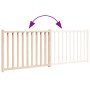 Puerta para perros plegable 2 paneles madera de abeto 160 cm by , Dog kennels and fences - Ref: Foro24-352272, Price: 32,61 €...