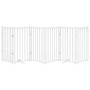 Puerta de perros plegable 6 paneles madera abeto blanco 300 cm by , Dog kennels and fences - Ref: Foro24-352279, Price: 91,58...