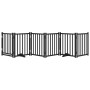 Puerta de perros plegable 6 paneles madera abeto negra 300 cm by , Dog kennels and fences - Ref: Foro24-352285, Price: 71,40 ...