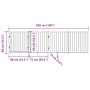 Puerta de perros plegable 4 paneles madera abeto negro 320 cm by , Dog kennels and fences - Ref: Foro24-352291, Price: 87,57 ...