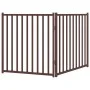 Puerta de perros plegable 2 paneles madera abeto marrón 160 cm von , Hundehütten und Zäune - Ref: Foro24-352298, Preis: 50,51...