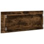 Espejo de baño LED madera ingeniería roble ahumado 100x8,5x37cm de , Tocadores de baño - Ref: Foro24-856272, Precio: 73,22 €,...