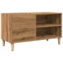 Mueble discos madera de ingeniería roble artisan 84,5x38x48 cm by , CD and DVD storage - Ref: Foro24-857164, Price: 69,01 €, ...