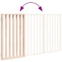 Puerta para perros plegable 3 paneles madera de álamo 150 cm by , Dog kennels and fences - Ref: Foro24-352174, Price: 41,78 €...