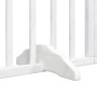 Puerta para perros plegable 3 paneles madera álamo blanca 300cm by , Dog kennels and fences - Ref: Foro24-352183, Price: 91,1...