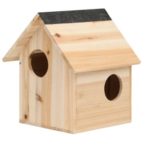 Casa para ardillas madera maciza de abeto 26x25x29 cm de vidaXL, Jaulas y habitáculos para animales pequeños - Ref: Foro24-31...