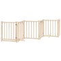 Puerta para perros plegable 12 paneles madera de álamo 600 cm by , Dog kennels and fences - Ref: Foro24-3155698, Price: 112,0...