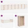 Puerta para perros plegable 15 paneles madera de álamo 750 cm by , Dog kennels and fences - Ref: Foro24-3155702, Price: 179,2...