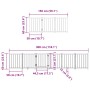 Puerta para perros plegable 9 paneles madera álamo negra 450 cm by , Dog kennels and fences - Ref: Foro24-3155709, Price: 97,...